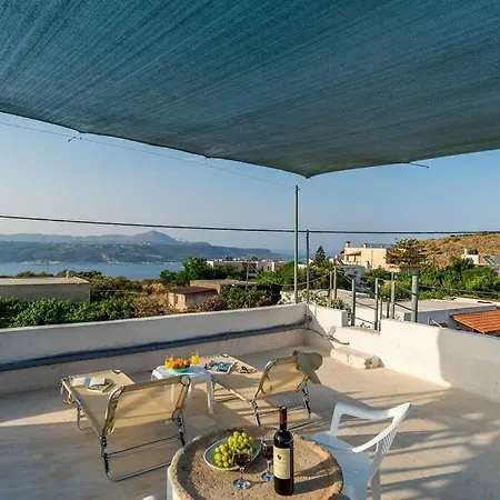 Bella-maria At Aptera With Mountain And Sea View - Ground Floor 干尼亞